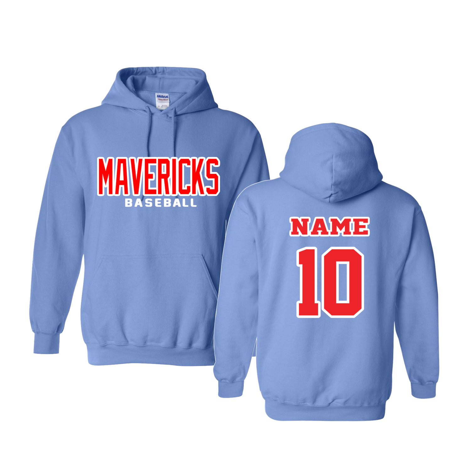 MAVERICKS BASEBALL-PLAYER HOODIE