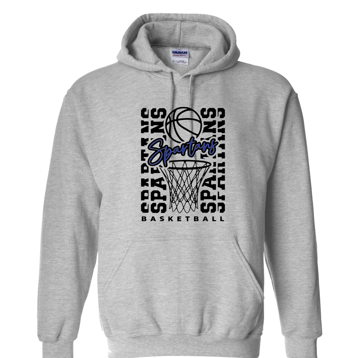 SPARTANS - BASKETBALL STACKED