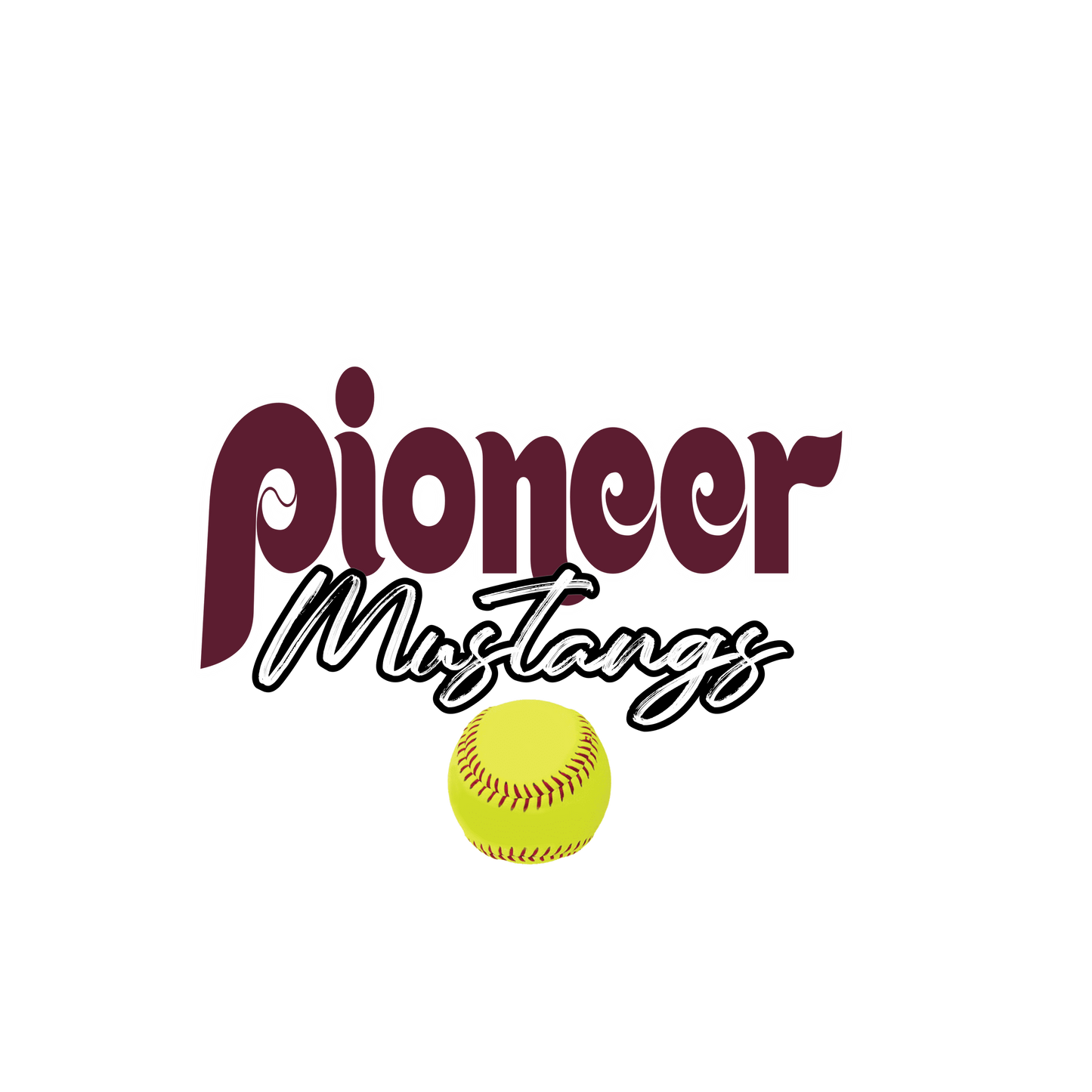 PIONEER SOFTBALL CAR DECAL