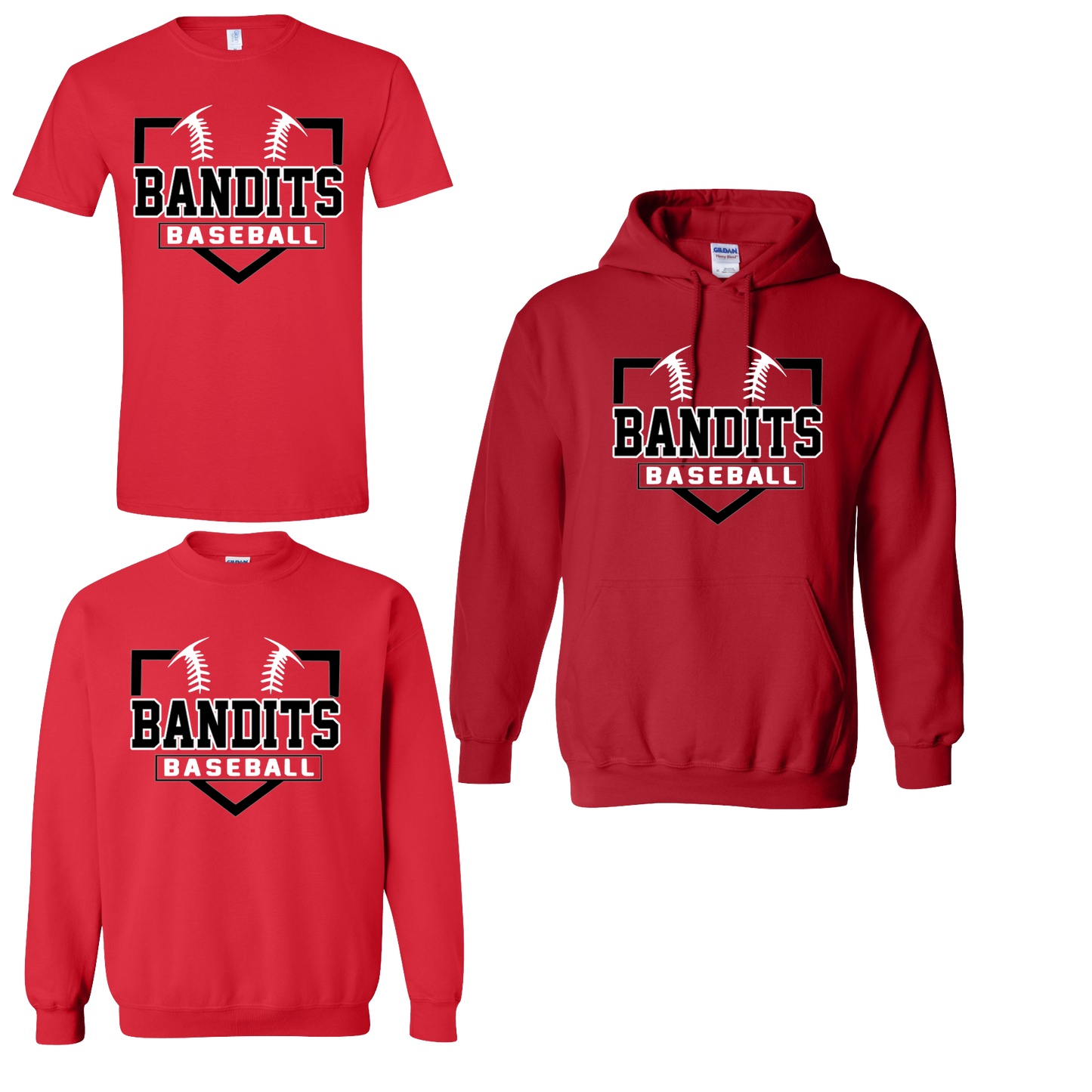 BANDITS BASEBALL -PLATE