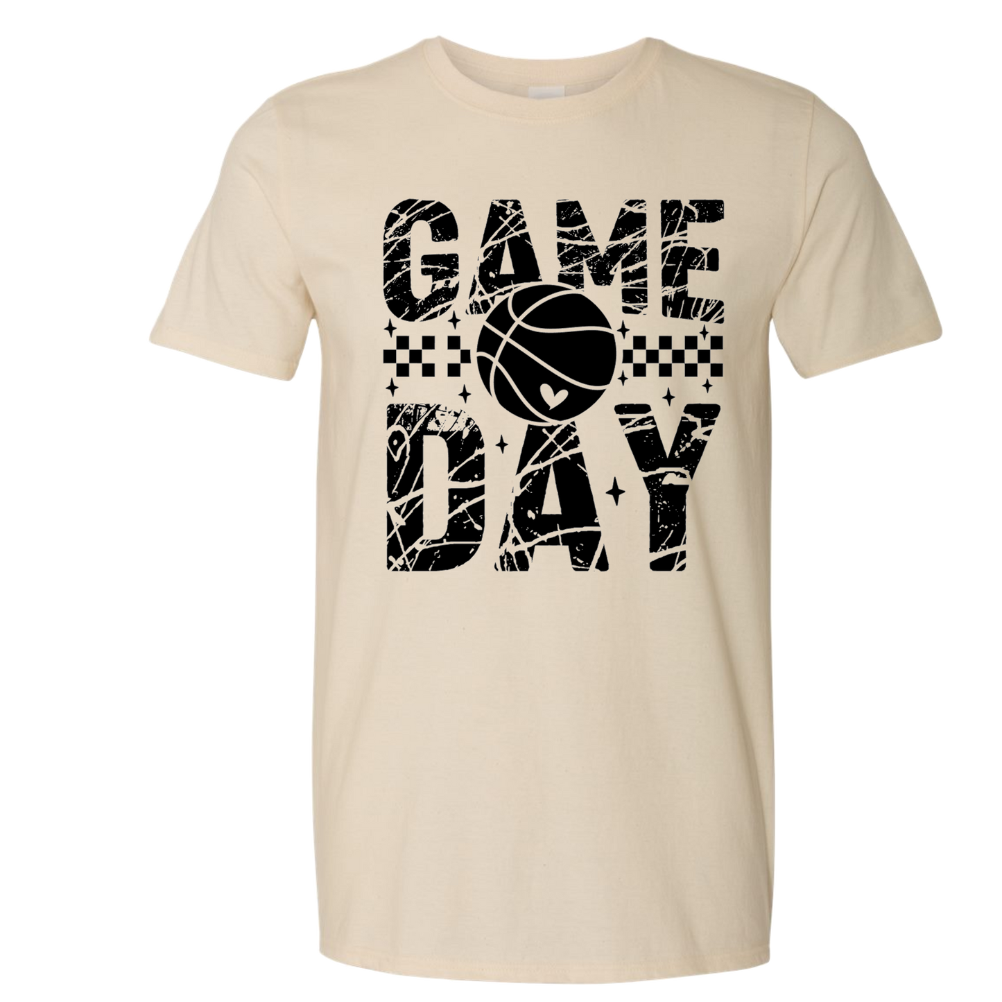 BASKETBALL GAME DAY DISTRESSED