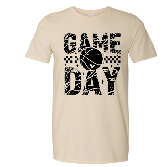 BASKETBALL GAME DAY DISTRESSED