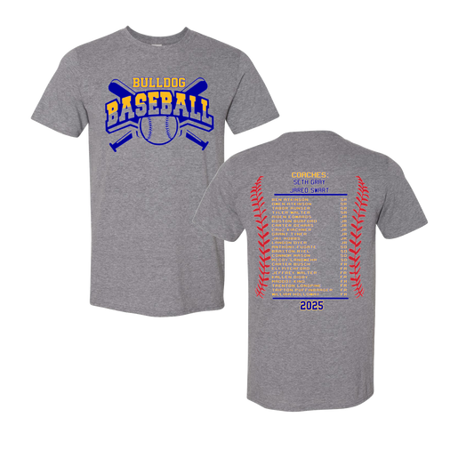 BULLDOG-BASEBALL-SHORT SLEEVE
