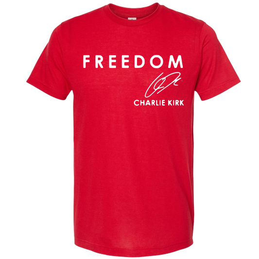 CHARLIE KIRK -FREEDOM RED