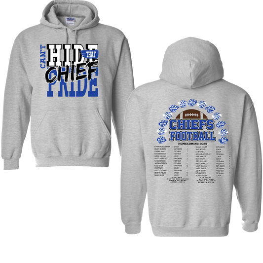 WAUKOMIS CHIEFS FOOTBALL HOMECOMING - HOODIE