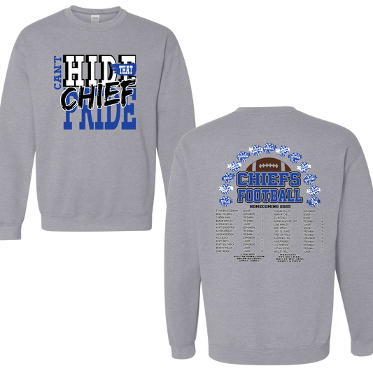 WAUKOMIS CHIEFS FOOTBALL HOMECOMING - SWEATSHIRT