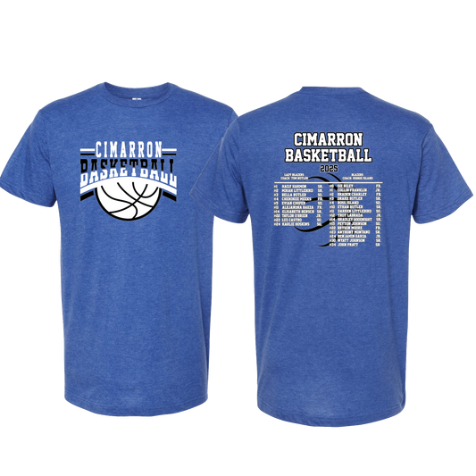 CIMARRON BASKETBALL BLACK & WHITE DESIGN