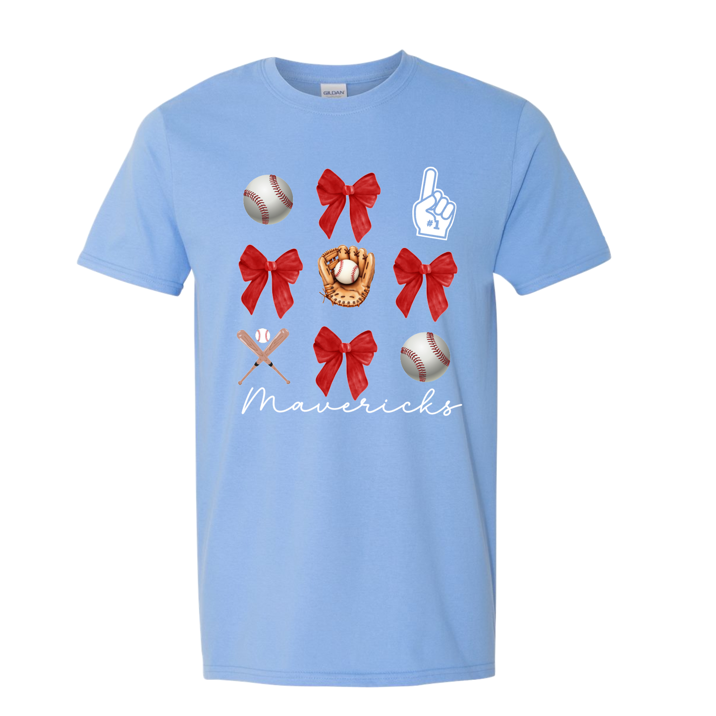 MAVERICKS BASEBALL BOWS