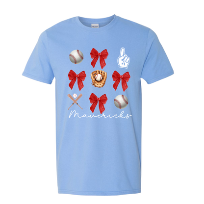 MAVERICKS BASEBALL BOWS