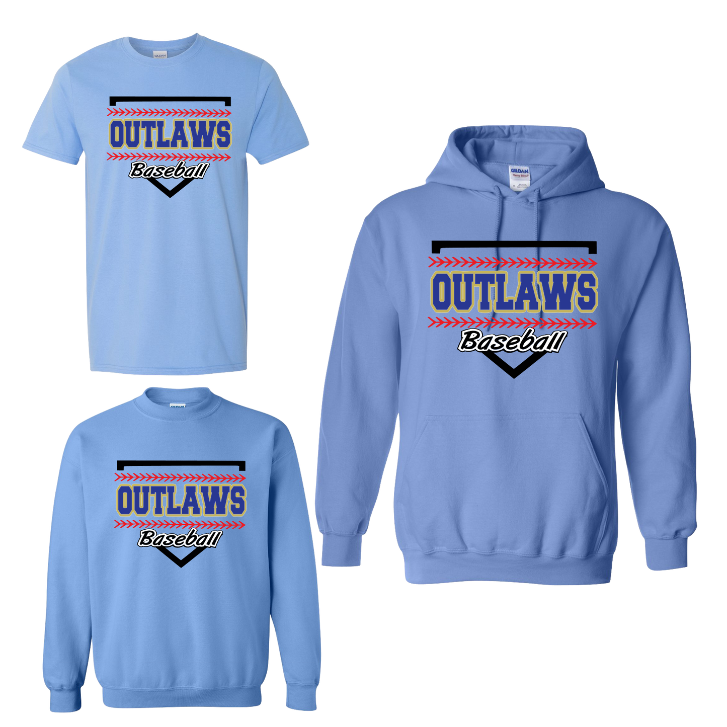 OUTLAWS BASEBALL-PLATE