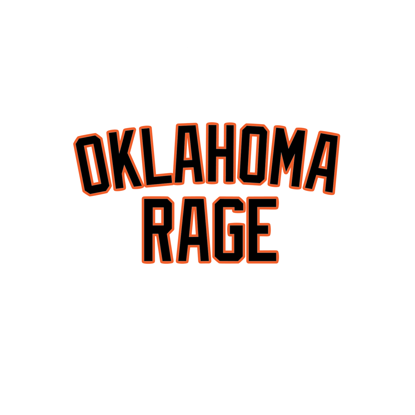 OKLAHOMA RAGE CAR DECAL