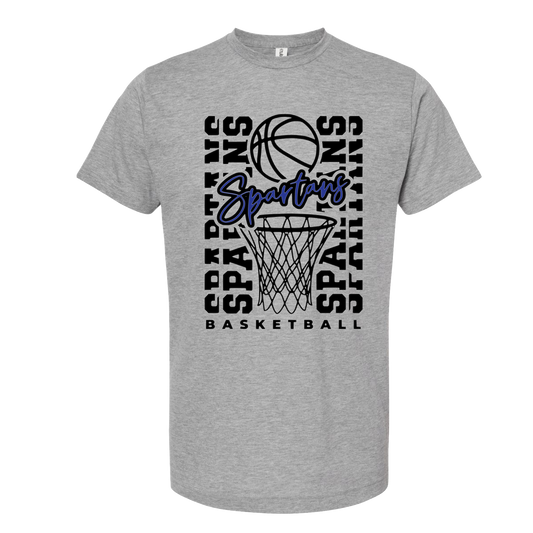 SPARTANS - BASKETBALL STACKED