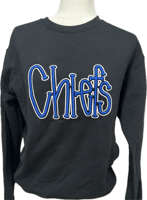 PRE-ORDER: CHIEFS SWEATSHIRT-EMBROIDERED PUFF