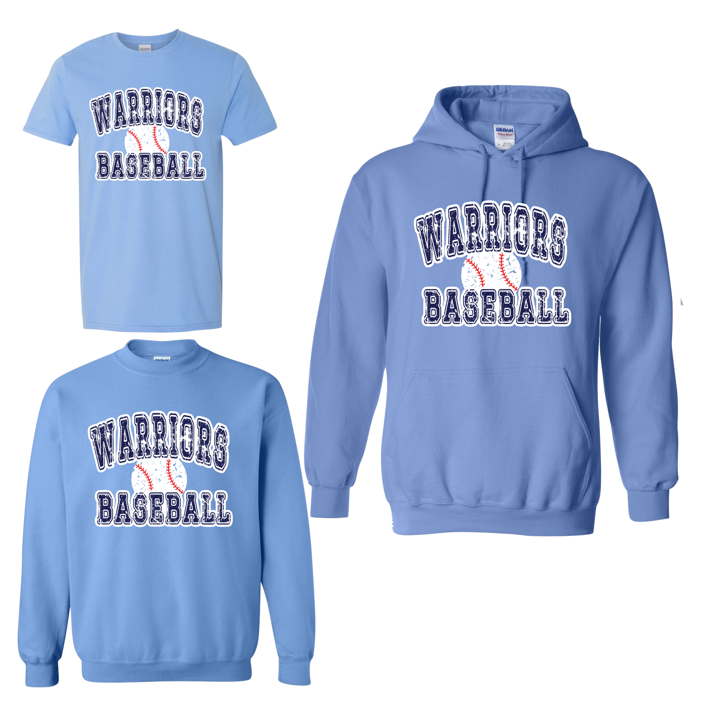 WARRIORS BASEBALL DISTRESSED