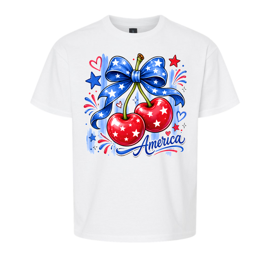 AMERICA BOW WITH CHERRIES