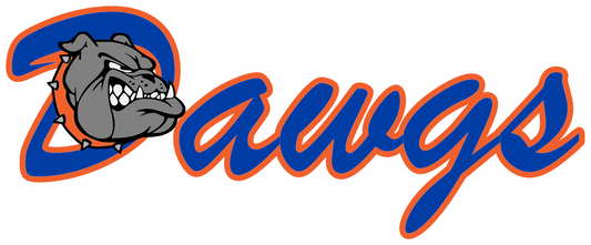 DAWGS BASEBALL DECAL