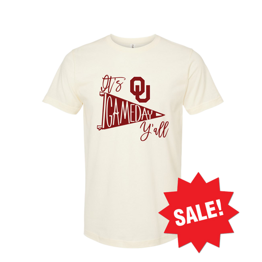 OU SOONERS-IT'S GAME DAY Y'ALL
