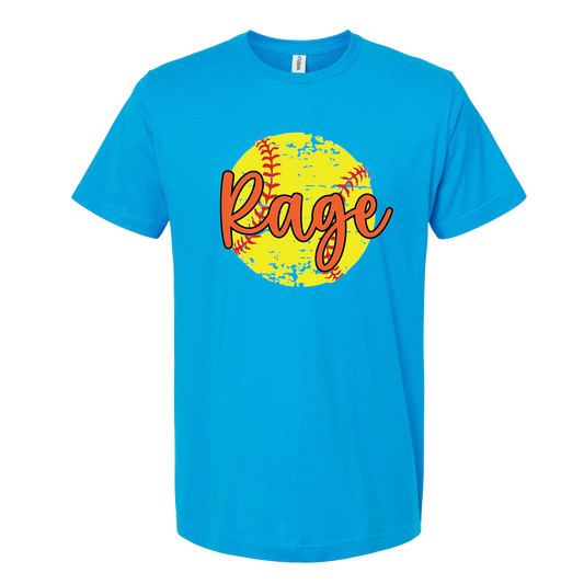 rage softball distressed