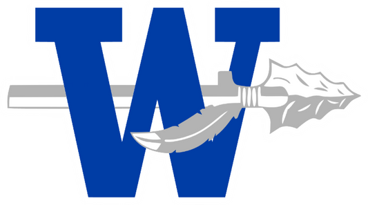 WAUKOMIS W WITH ARROW DECAL